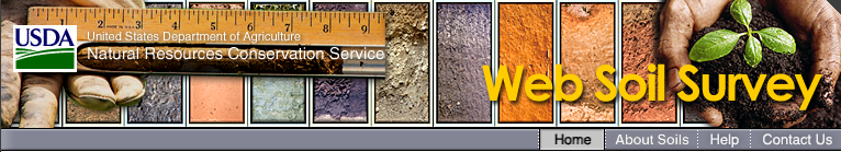 Image of the Web Soil Survey Web Page Banner