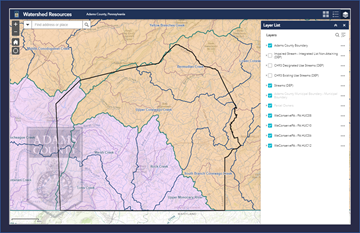 Image of the Web Map