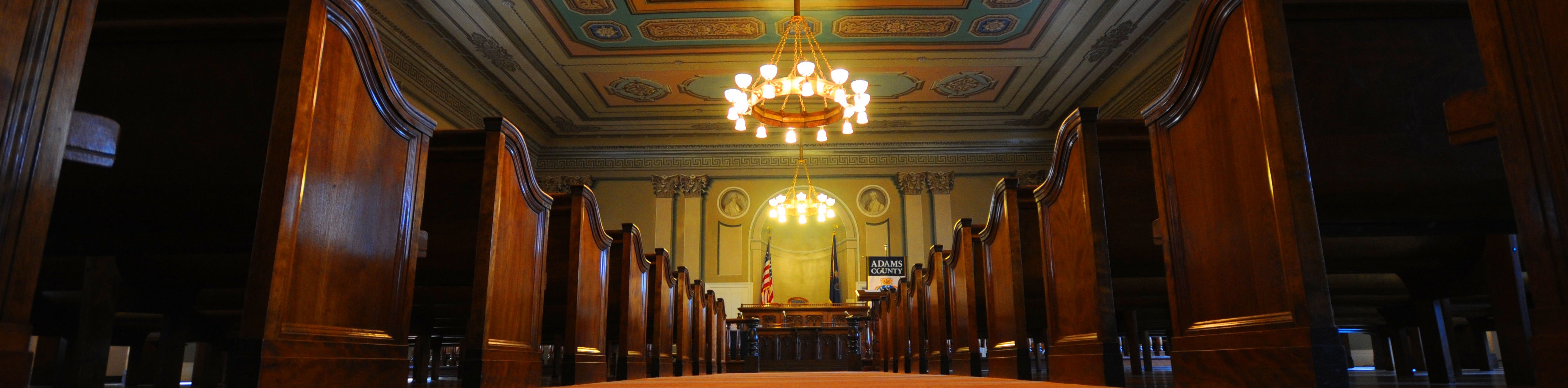 Image of Adams County Historical Courtroom