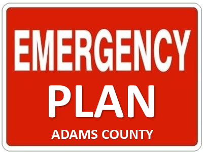 Image of Ready Adams County sign